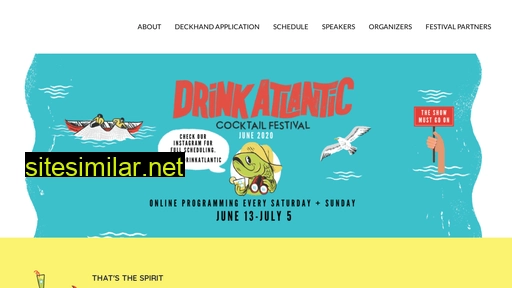 drinkatlantic.com alternative sites