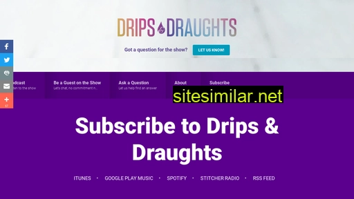 dripsanddraughts.com alternative sites