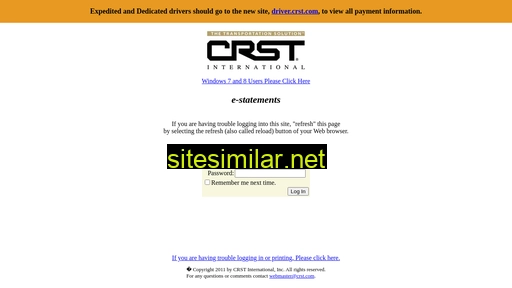 driverpay.crst.com alternative sites