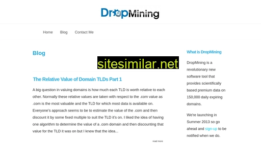 dropmining.com alternative sites
