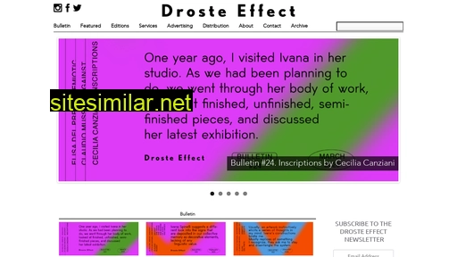 drosteeffectmag.com alternative sites