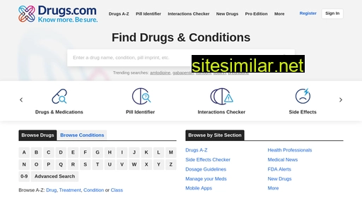 drugs.com alternative sites