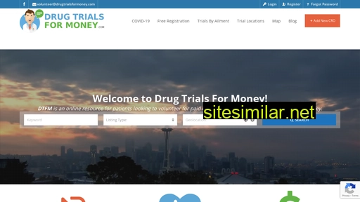 drugtrialsformoney.com alternative sites