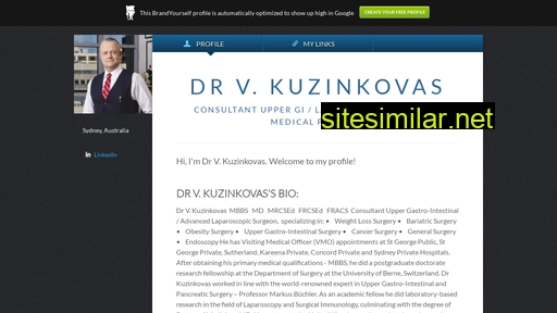 drvkuzinkovas.brandyourself.com alternative sites