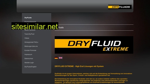 Dry-fluids similar sites
