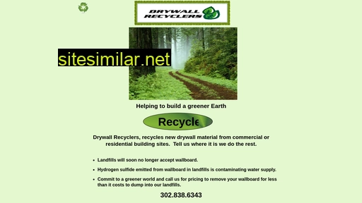 drywallrecyclers.com alternative sites
