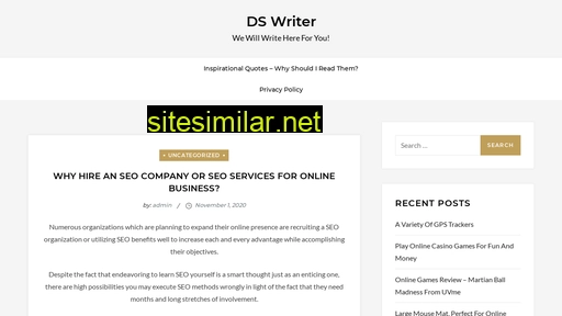 dswriter.com alternative sites