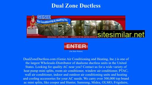 Dualzoneductless similar sites