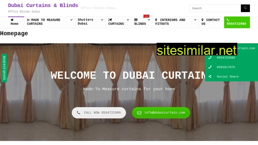 Dubaicurtain similar sites
