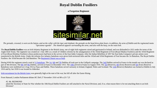 Dublin-fusiliers similar sites