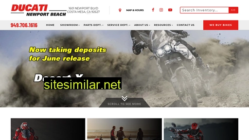 Ducatinewportbeach similar sites