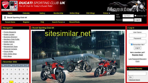 ducatisportingclub.com alternative sites