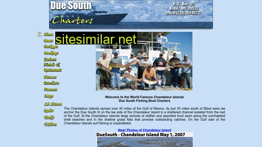 Duesouthcharters similar sites