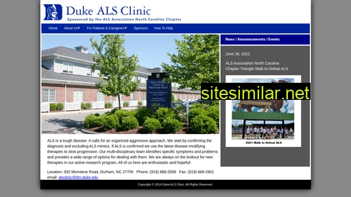 Dukealsclinic similar sites