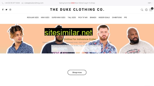 dukeclothing.com alternative sites
