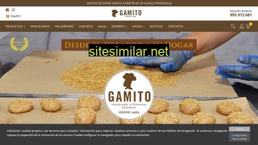 dulces-gamito.com alternative sites