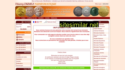 dumez-numismatique.com alternative sites