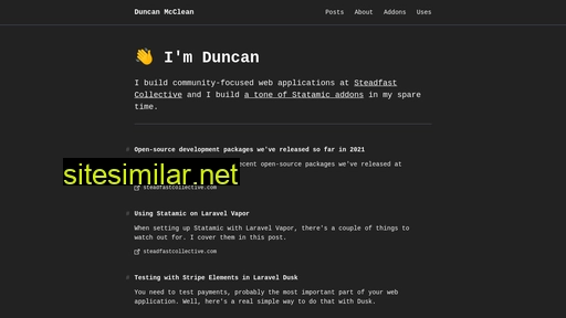 duncanmcclean.com alternative sites