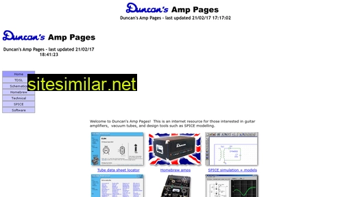 duncanamps.com alternative sites