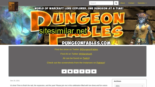 dungeonfables.libsyn.com alternative sites