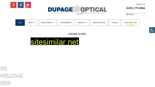 dupageoptical.com alternative sites