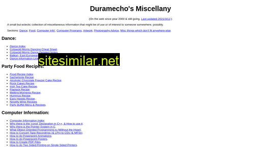 Duramecho similar sites