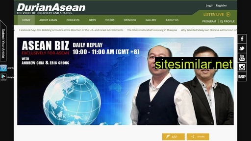 durianasean.com alternative sites