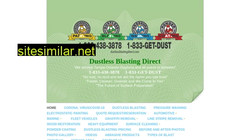 dustlessblastingdirect.com alternative sites