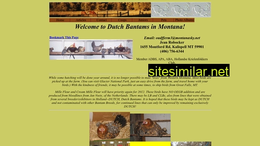 dutchbantams.com alternative sites