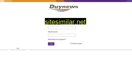 Duynews similar sites