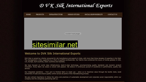 Dvksilkexports similar sites