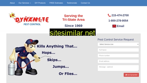 dynamitepestcontrol.com alternative sites