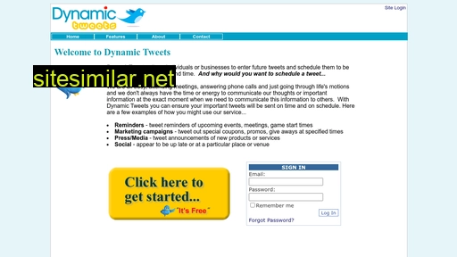 dynamictweets.com alternative sites