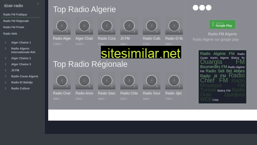 Dzair-radio similar sites