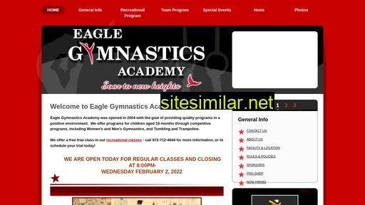 eaglegymnastics.com alternative sites