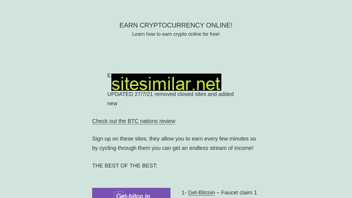 earncryptocurrencyonline.com alternative sites