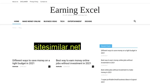 earningexcel.com alternative sites
