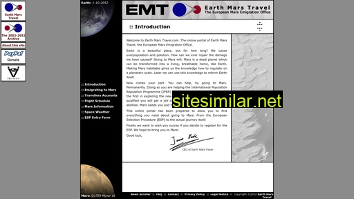 earthmarstravel.com alternative sites