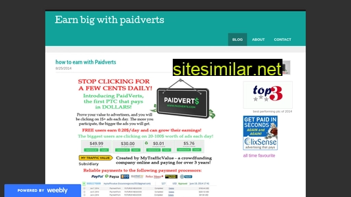 Earn-big-with-paidverts similar sites