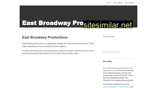 eastbroadwayproductions.com alternative sites