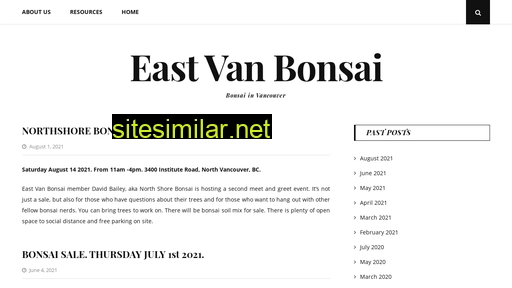 eastvanbonsai.com alternative sites