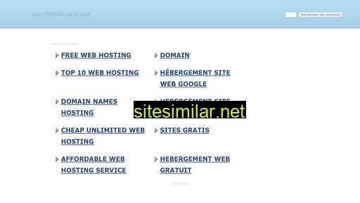 Easy-domain-name similar sites