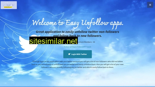 easyunfollow.com alternative sites