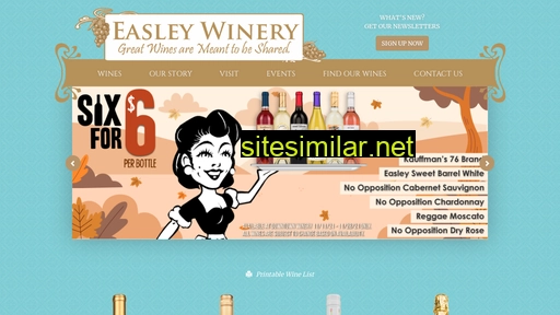 easleywinery.com alternative sites