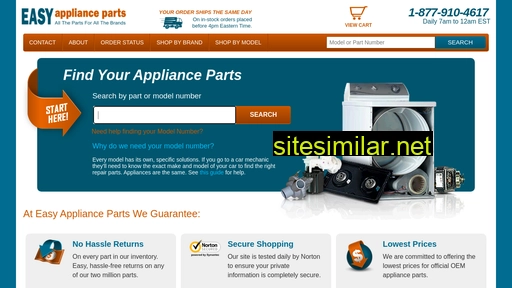 easyapplianceparts.com alternative sites