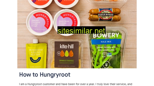 eathungryroot.com alternative sites