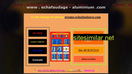echafaudage-aluminium.com alternative sites