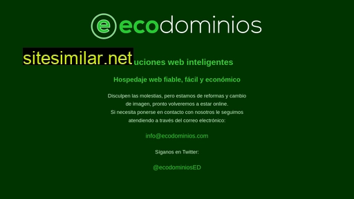 Ecodominios similar sites