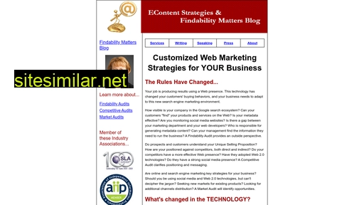 econtentstrategies.com alternative sites