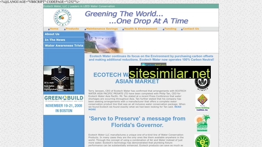 Ecotechwater similar sites